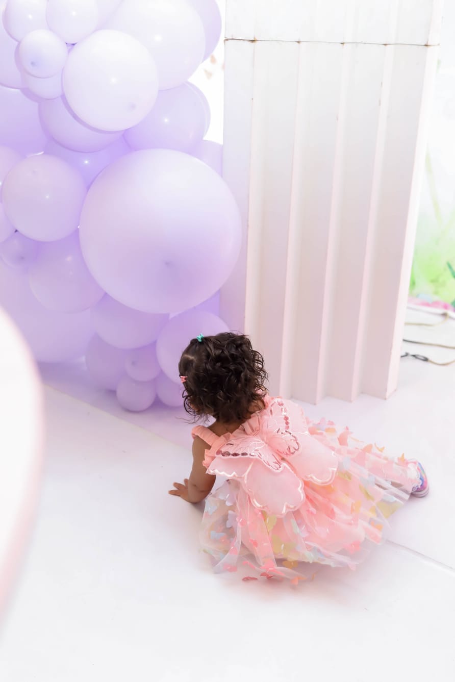 Vestido Infantil Asa Borboletinhas