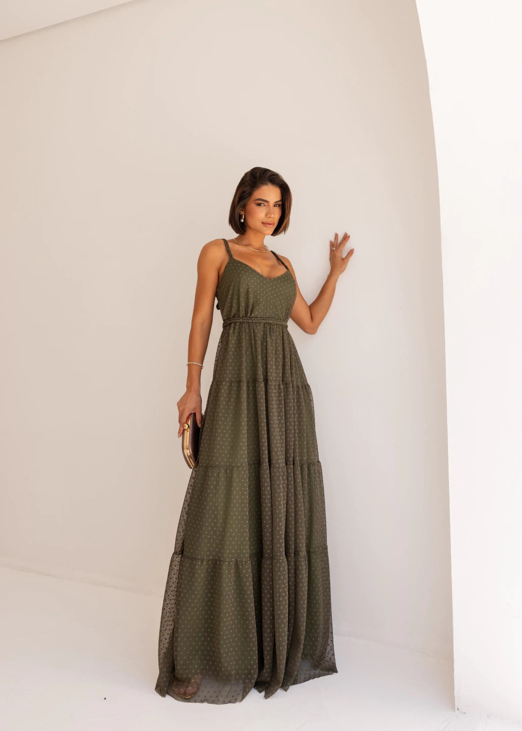 Vestido Longo Mabel Tule