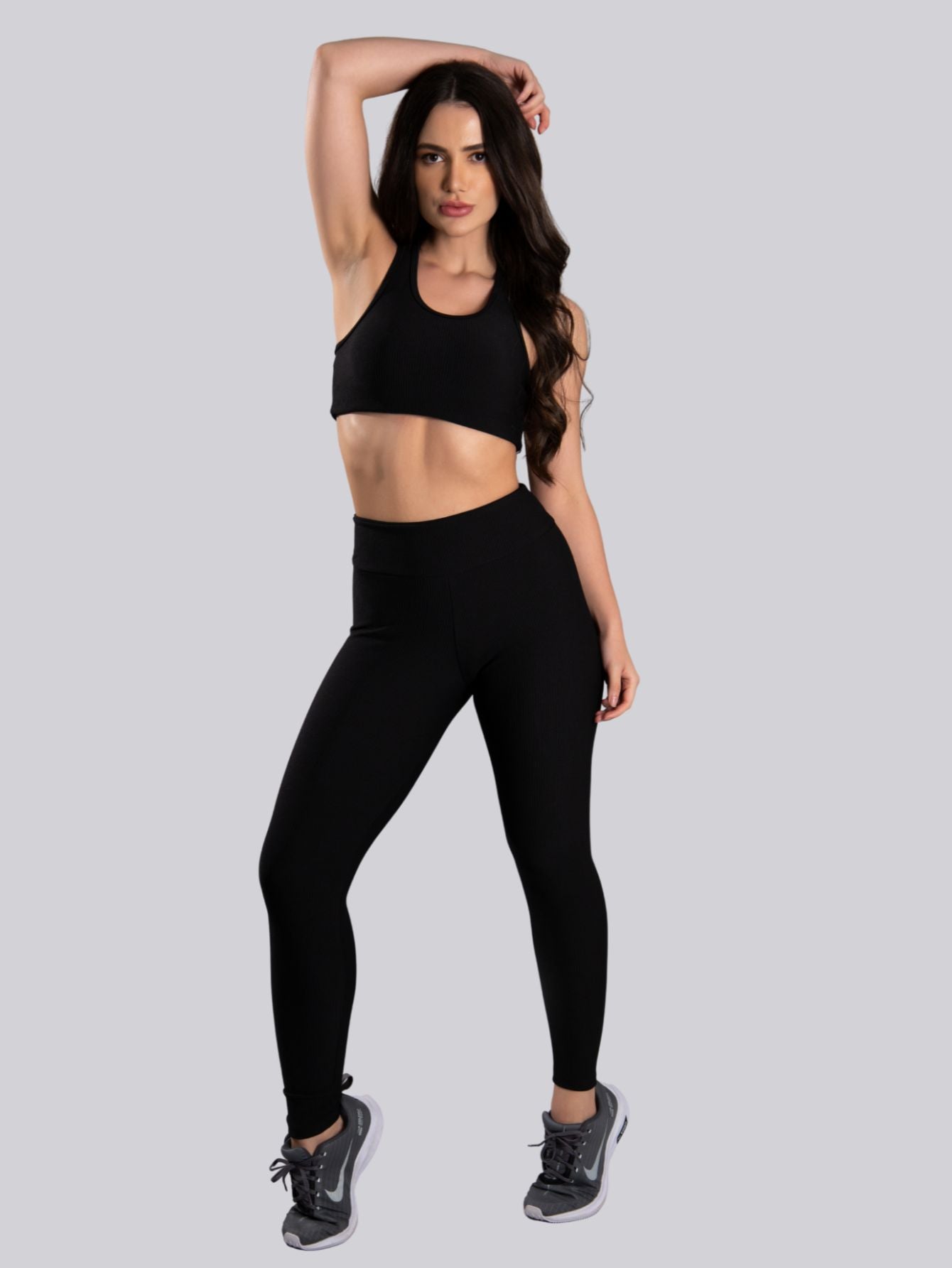 Conjunto Canelado (Calça +Top S/Bojo)