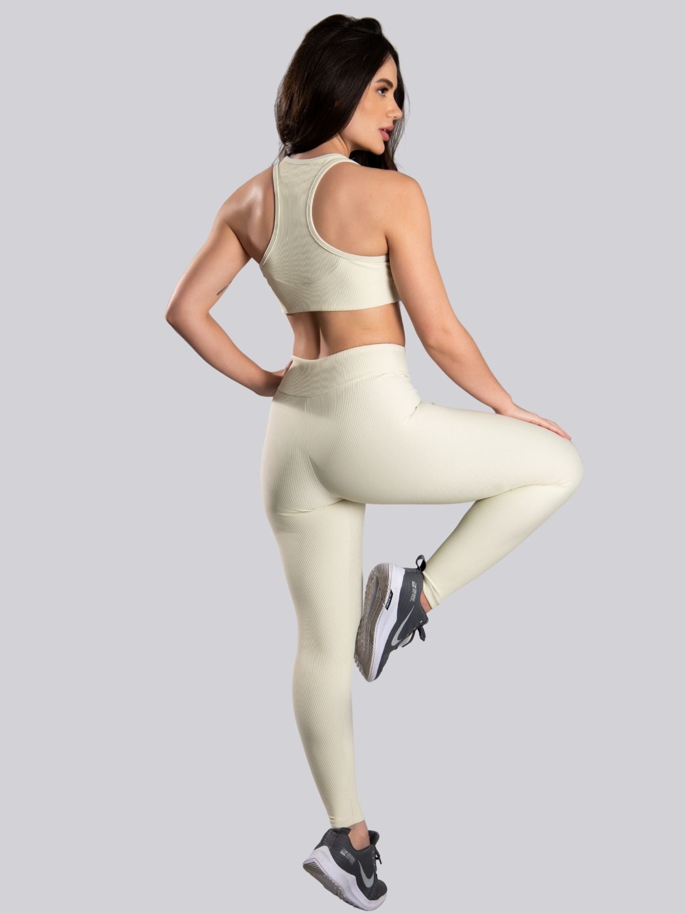 Conjunto Canelado (Calça +Top S/Bojo)