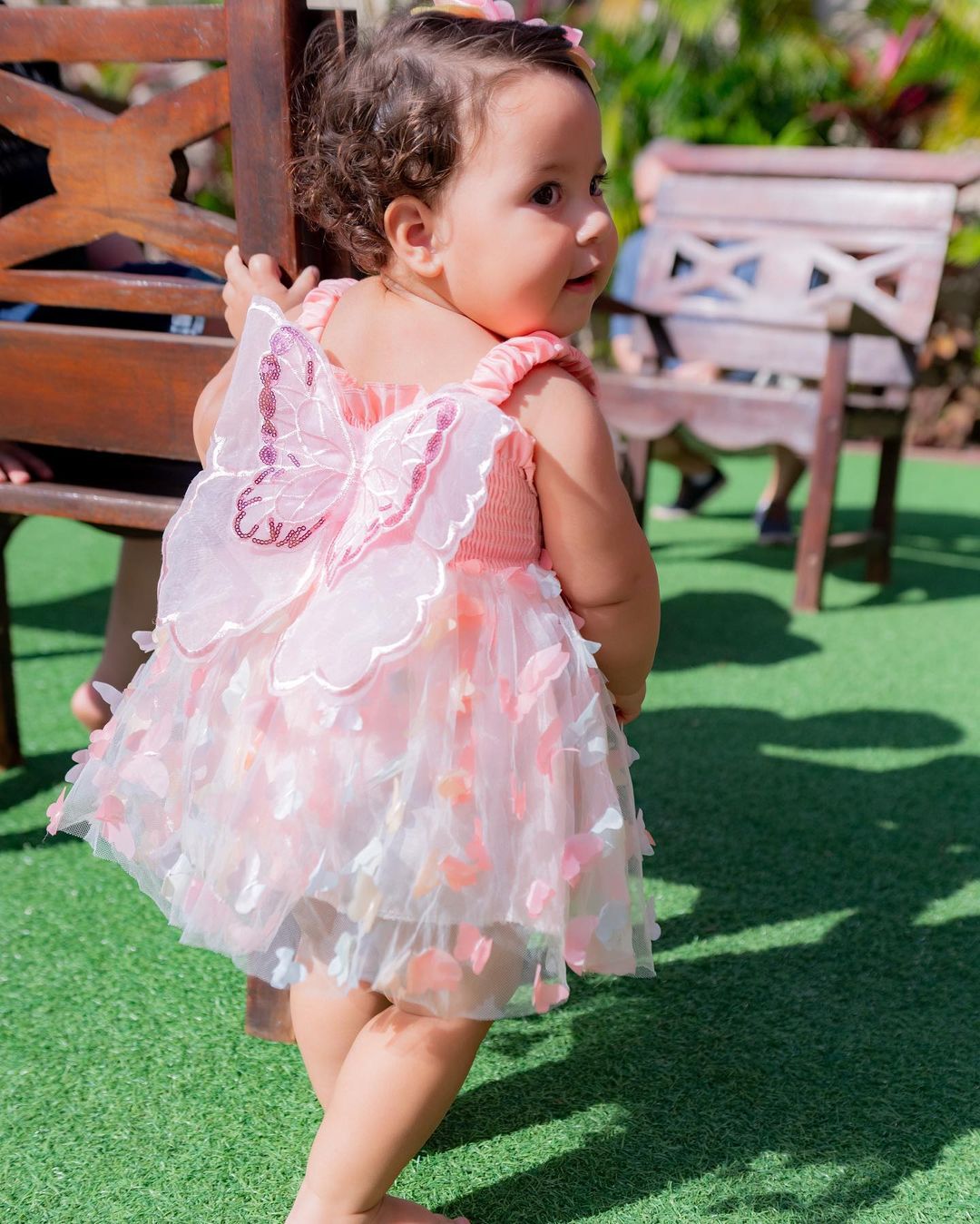 Vestido Infantil Asa Borboletinhas