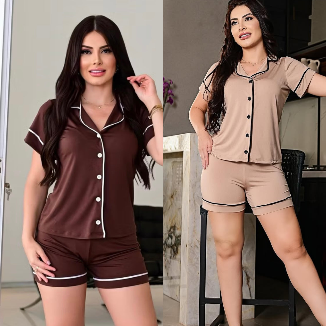 Kit com 2 Pijamas Americano
