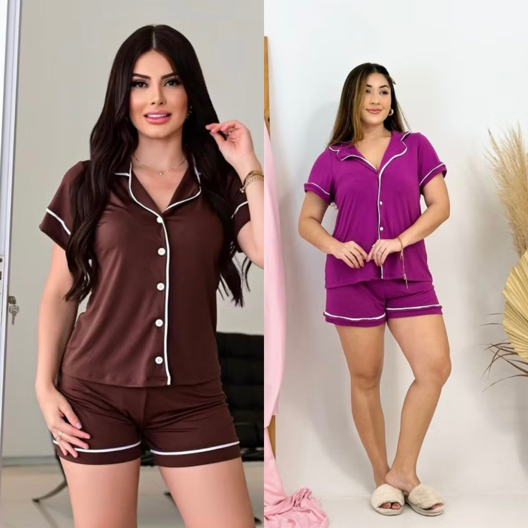 Kit com 2 Pijamas Americano