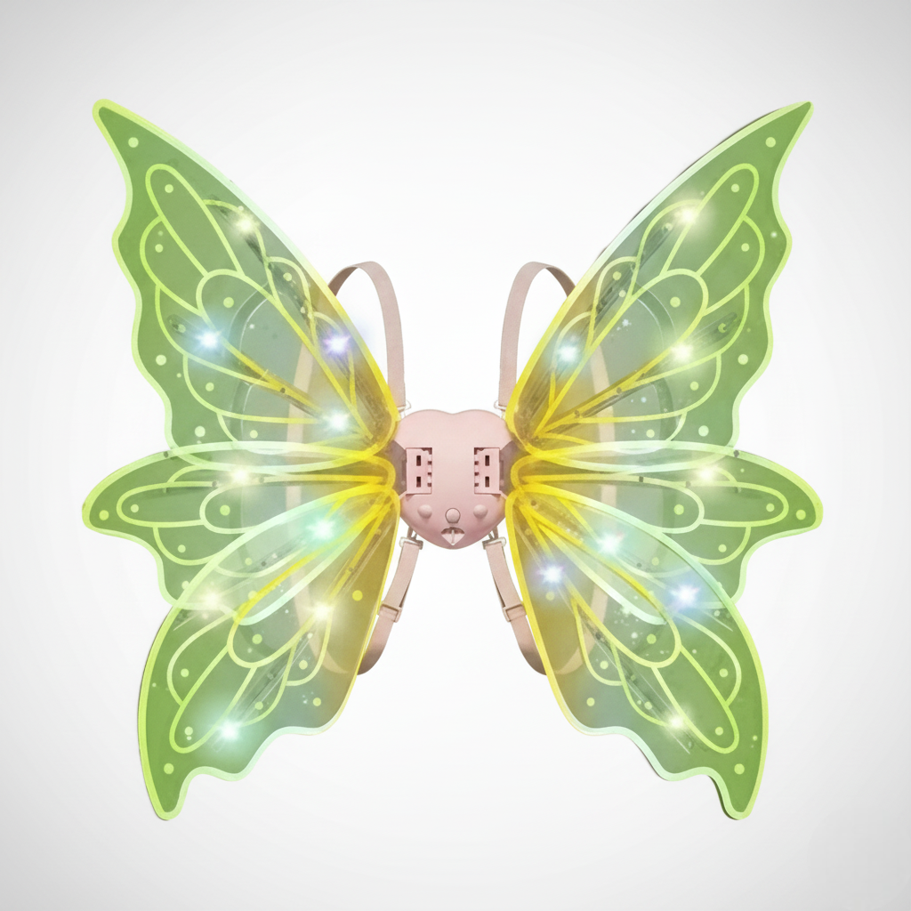 Asas com Luzes LED