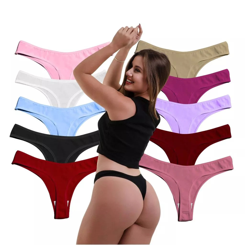 Kit 10 Calcinhas Algodão