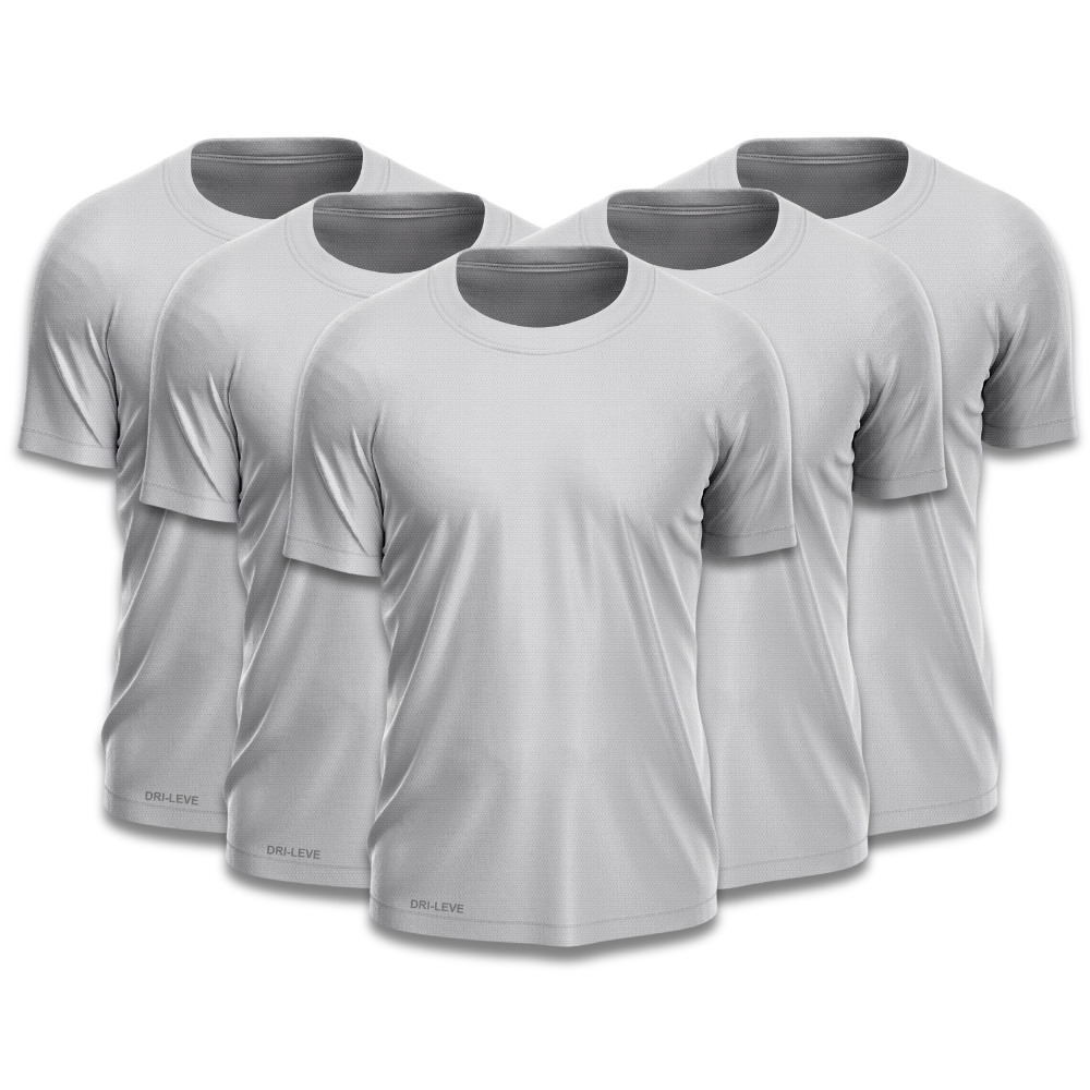 Kit 5 Camisetas Tecnológicas FitneSmart Masculinas