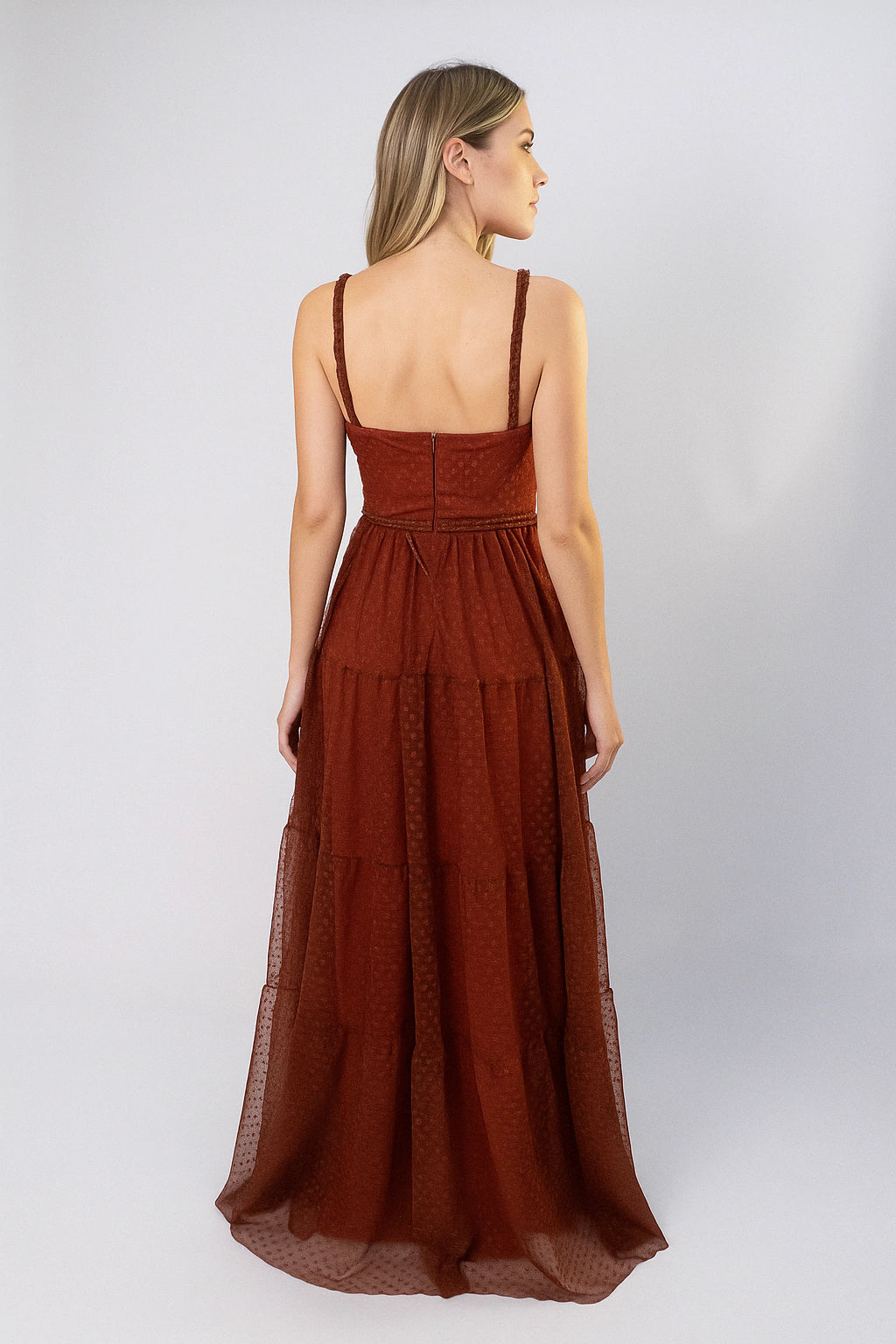 Vestido Longo Mabel Tule