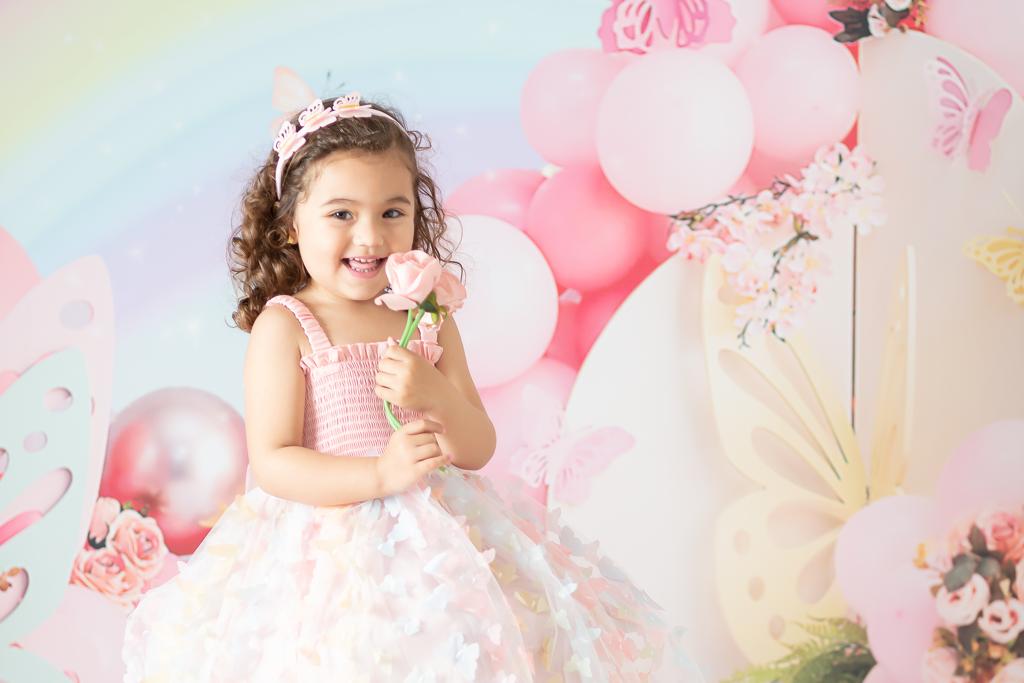 Vestido Infantil Asa Borboletinhas