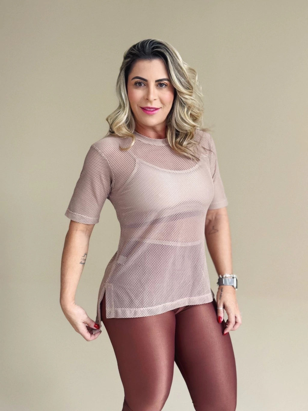 Conjunto Wonder - 3 Peças (Legging + Top + Cropped)