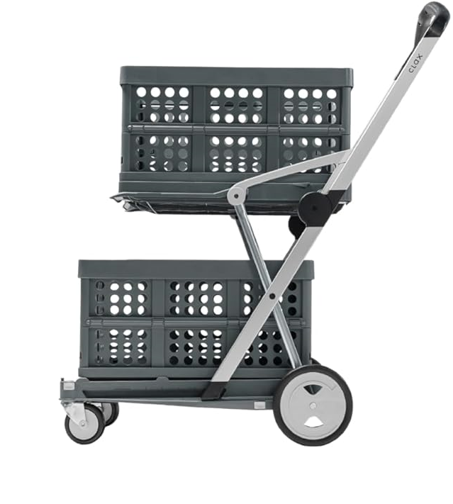Carrinho de Compras Dobrável e Portátil