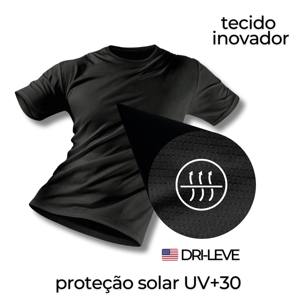 Kit 5 Camisetas Tecnológicas FitneSmart Masculinas