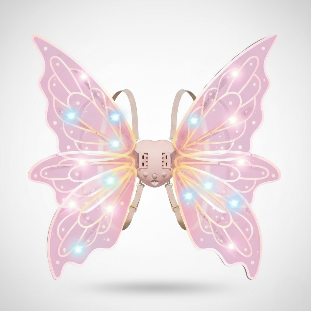 Asas com Luzes LED