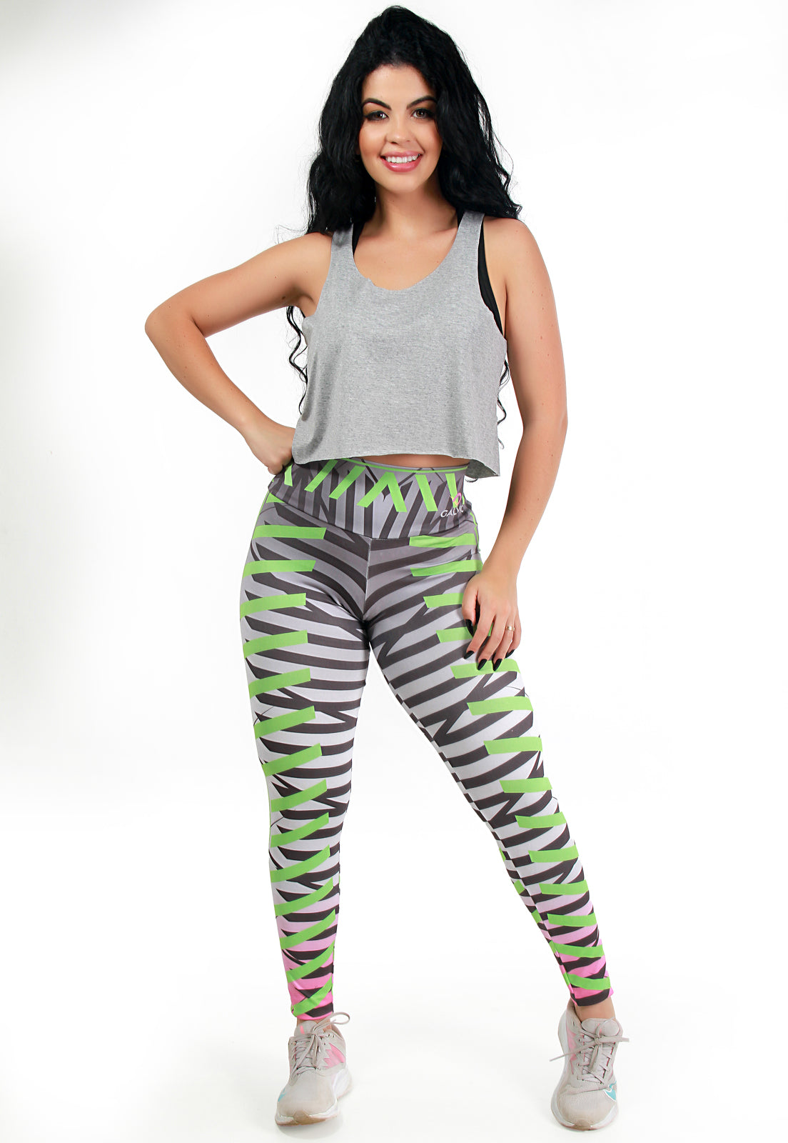 Conjunto Calça Legging Sublimada + Cropped
