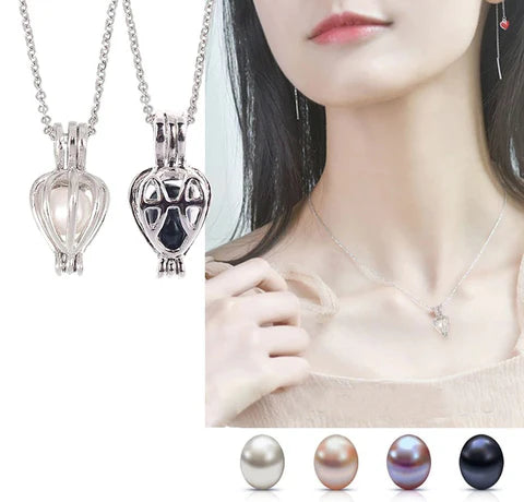 Colar da Sorte com Pérola na Ostra