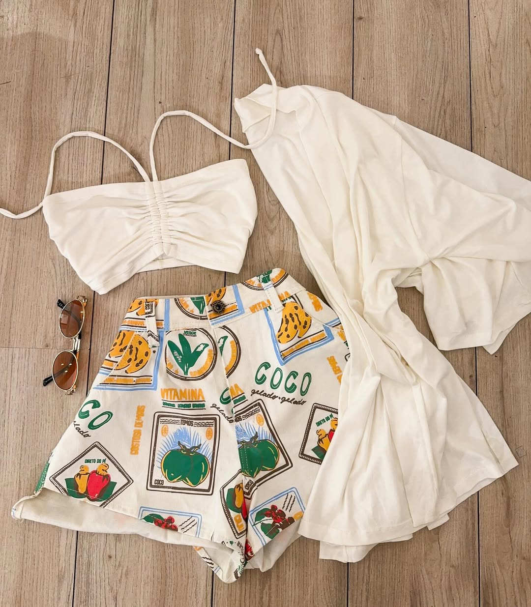Conjunto tropical (3 Peças)