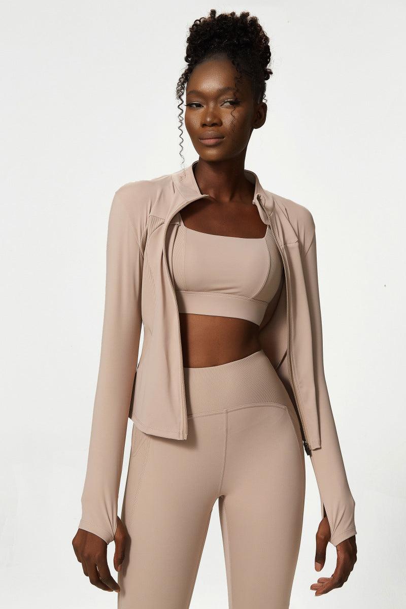 Trijunto Fit - 3 peças (legging, top e jaqueta)