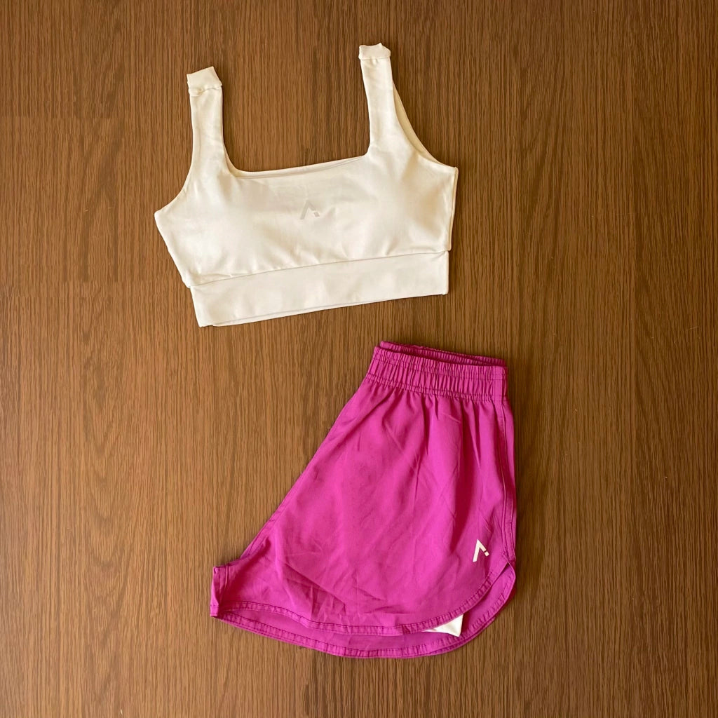 Conjunto Advance 2 peças   [Top com bojo + Short Duplo]