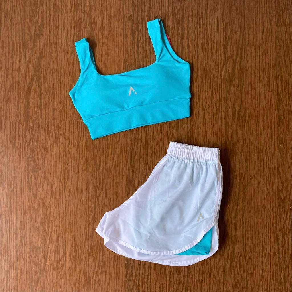 Conjunto Advance 2 peças   [Top com bojo + Short Duplo]